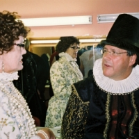 backstage - De Quadra and Elizabeth