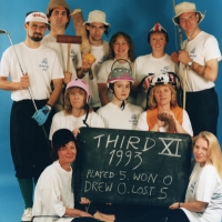 Quaystone Cops Comedy Revue 1993 (Linda 2nd from left kneeling)