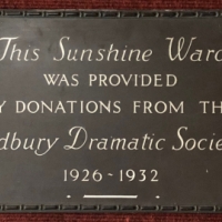 Sunshine Ward plaque