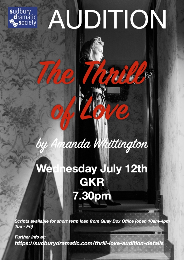 Thrill of Love Audition Poster Thrill of Love Audition Poster